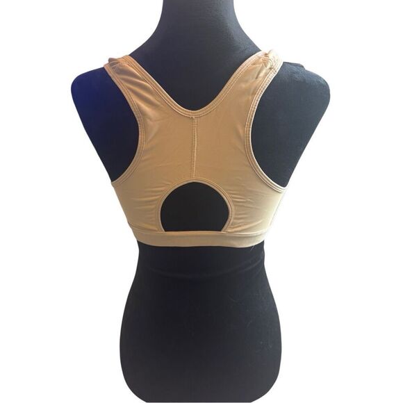 YIANNA Womens Post-Surgery Front Closure Brassiere Sports Bra, YA83288-Beige-M - Picture 4 of 8